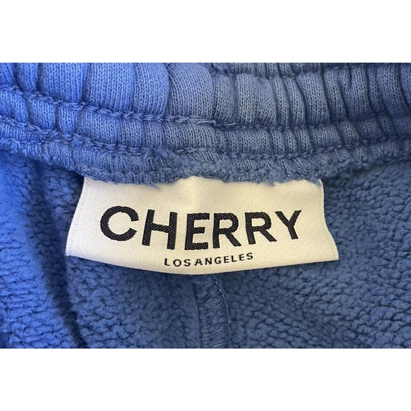 Cherry LA Los Angeles Mens S Shorts Blue Drawstring Pockets Logo New M9 - Picture 3 of 11